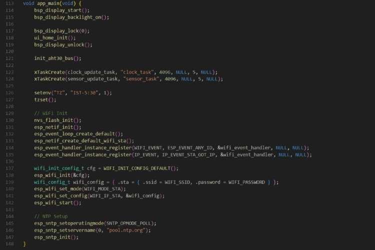 Main Application Function