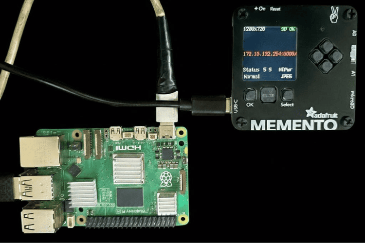Memento Programmable Camera from Ada fruit
