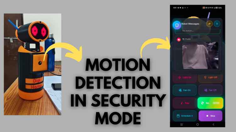 Motion detection in security mode