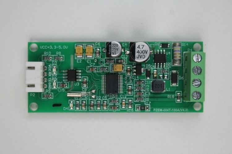 PZEM-004T energy meter module used in the IoT-based smart grid monitoring system