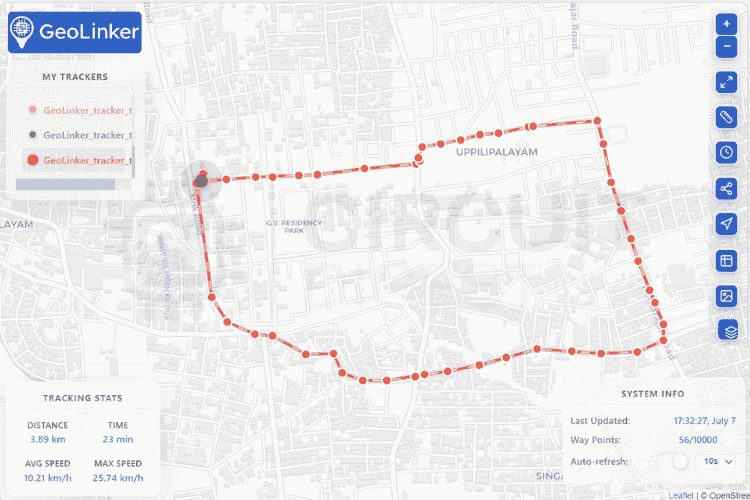 Pico GPS Tracker Map UI