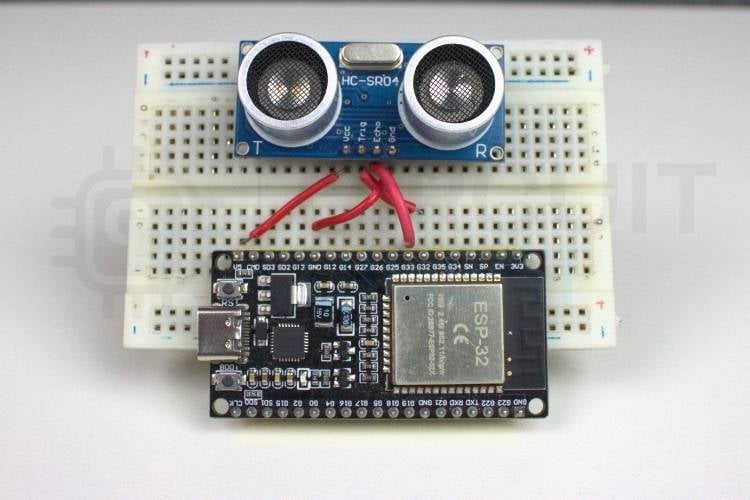 Real-time Setup of the ESP32 with Ultrasonic Sensor