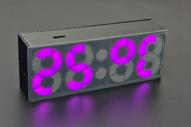 Round Segment Clock Arduino
