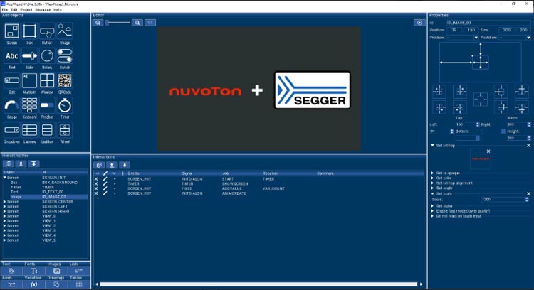 SEGGER's emWin embedded GUI 