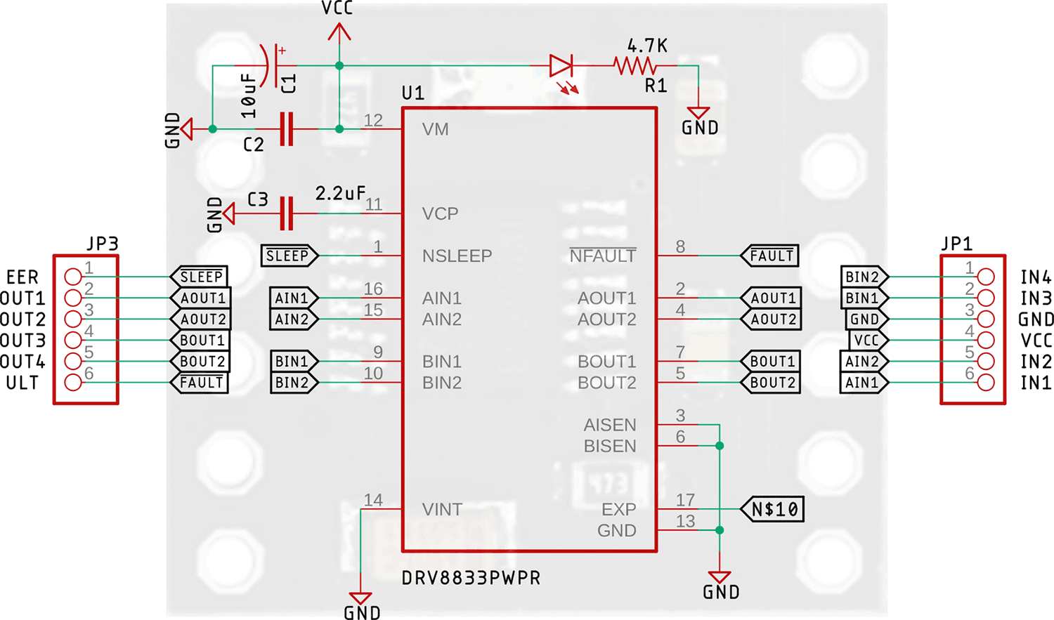 Module DRV8833 Pour Moteur DC - Double Pont H 1,5A - Pilote 2 Moteurs Ou Stepper 4 Fils - Protections Intégrées