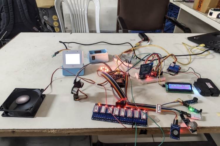 Smart Home Automation Side View