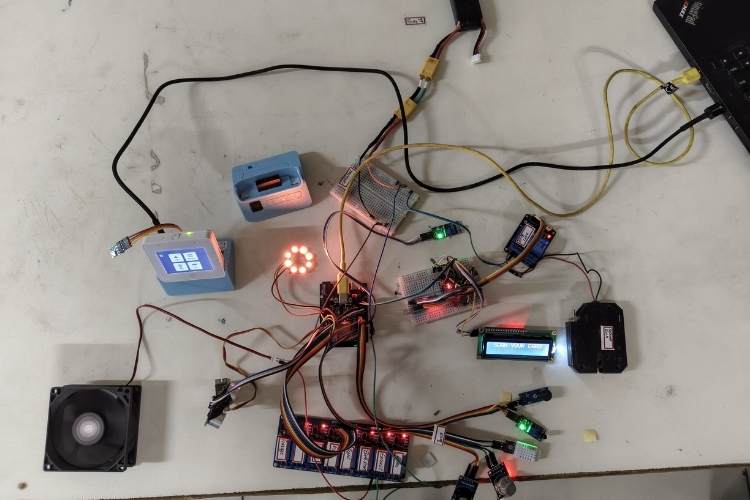 Smart Home Automation Top View