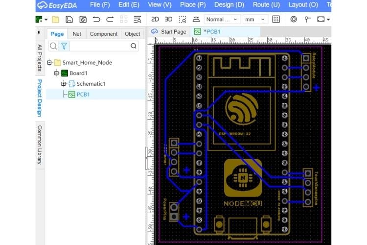 Smart Home Node PCB 