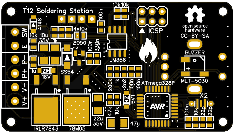 DIY Soldering Iron Controller PCB