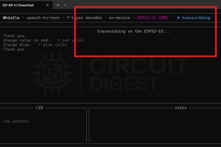 TUI Monitor Interface While Transcribing