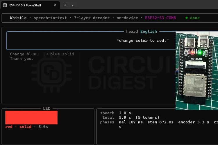 TUI Monitor Interface With Output