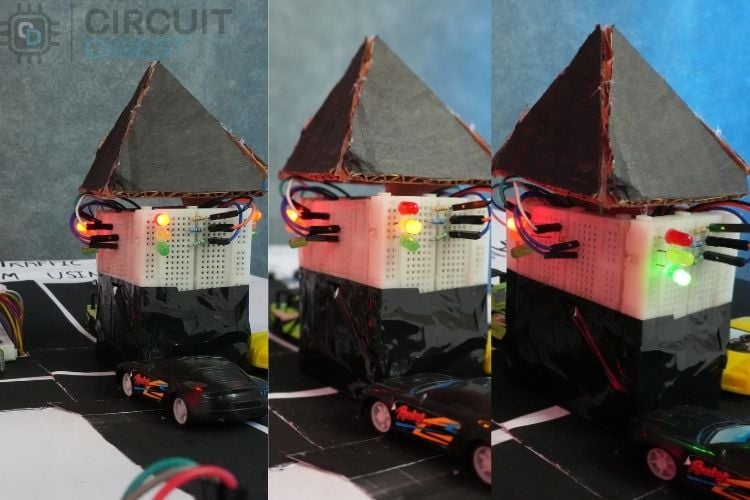 Traffic Signal Normal Flow in Smart Traffic Management System