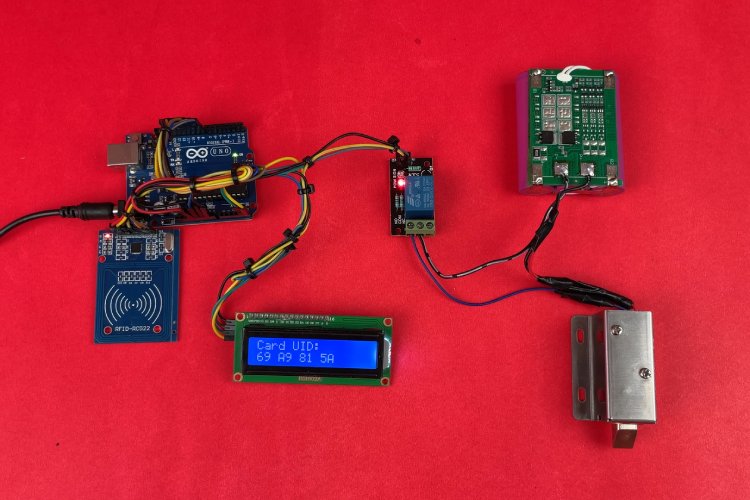 UID on the Display after scanning RFID Tag