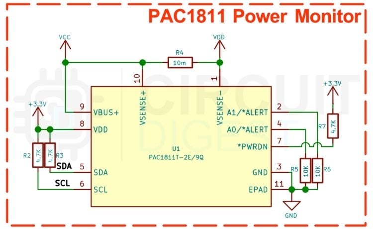 DIY USB-C power meter PAC1811 power monitor