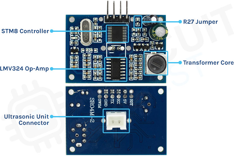 Ultrasonic Sensor Module Components