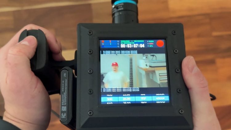 Using CinePi Frame8 DIY Camera