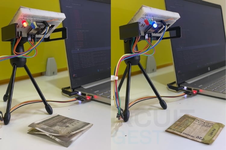 Visual Recognition Results of Different Currencies