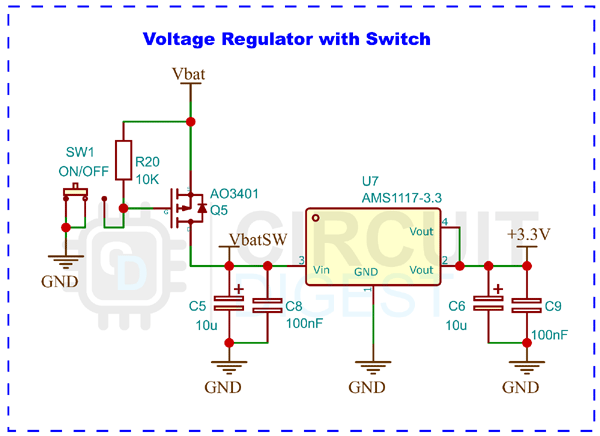 Voltage Regulator Schematic