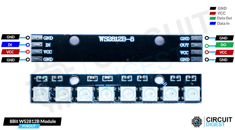 WS2812B Module Pinout