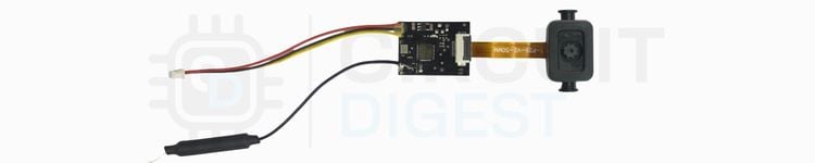 Dual WiFi camera module used on LiteWing ESP32 mini drone with camera for live aerial video streaming