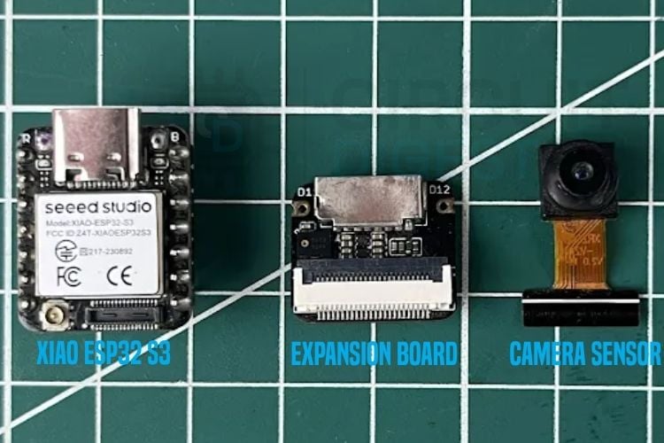 XIAO ESP32-S3 Board With Expansion Board and Camera Sensor