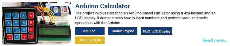 Arduino Calculator