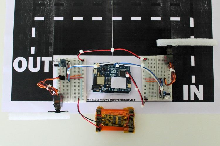 Assembled Image of the IoT-Based Crowd Monitoring System