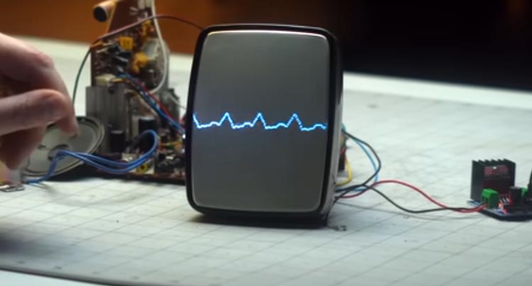 audio waveform visualize on Alexatron