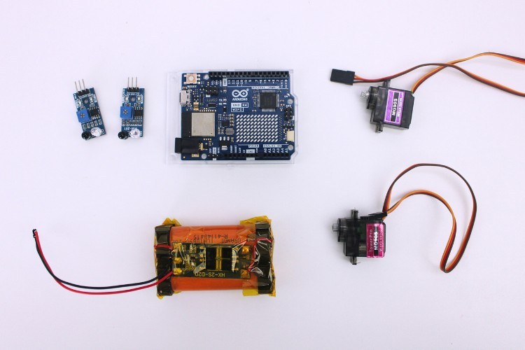 Components used in this IoT-Based Crowd Monitoring Project