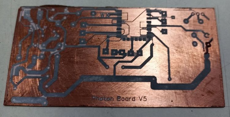 home made pcb etching board