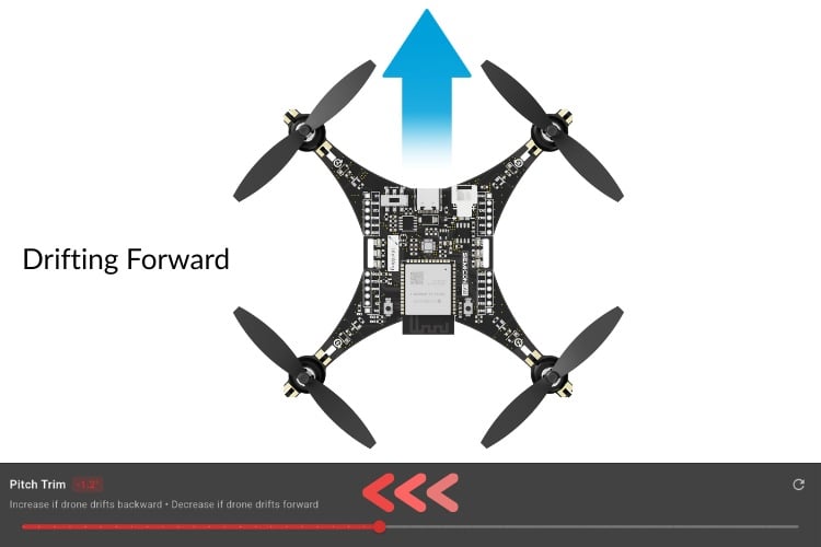 Pitch Calibration Forward Trim