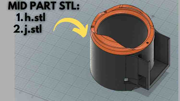 protective case mid part STL 1
