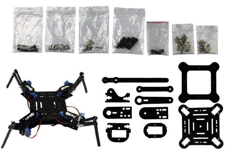 spider robot components