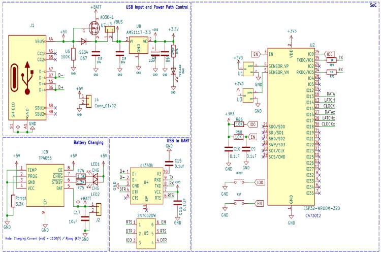 Arduino POV display circuit