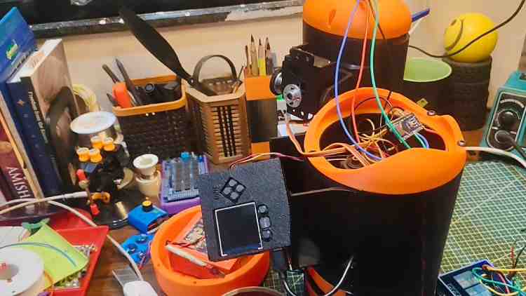 assembled ESP32 camera board case