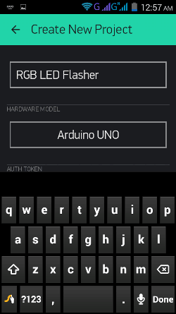 wifi RGB led flasher blynk app