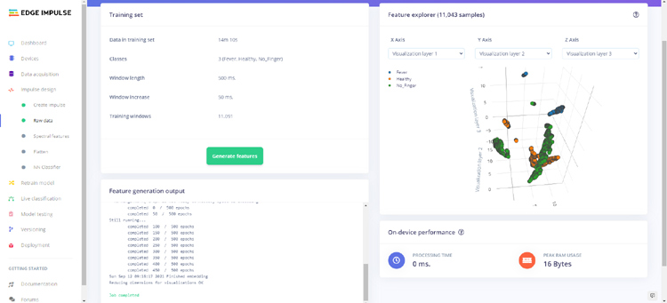 Model testing - Edge Impulse Documentation