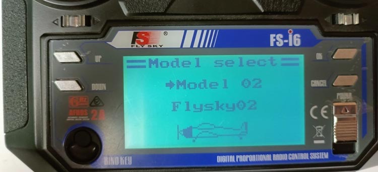 FS-i6A Model Select