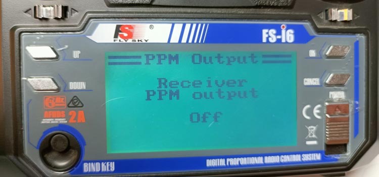 FS-iA6 PPM Output