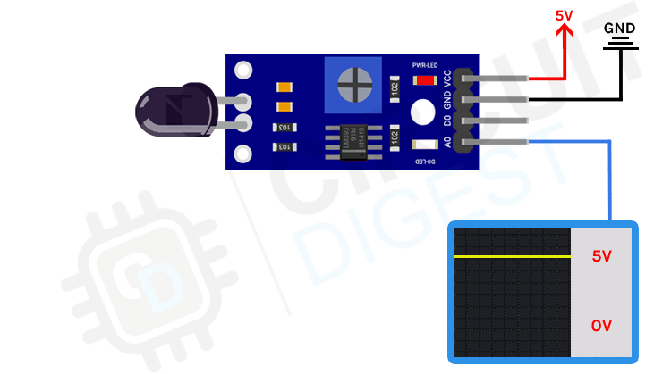 Flame Sensor Pin Configuration