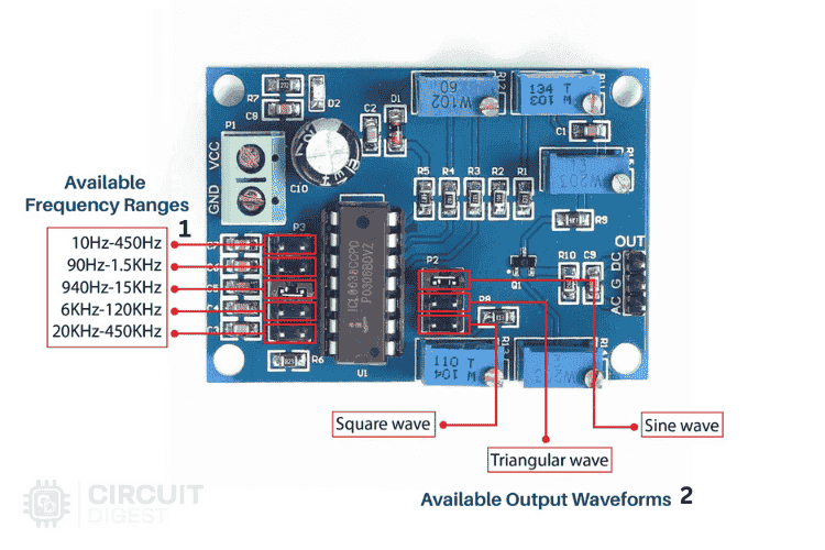 ICL8083 Module Configurations