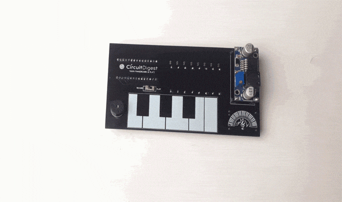 Touch Capacitive Piano PCB