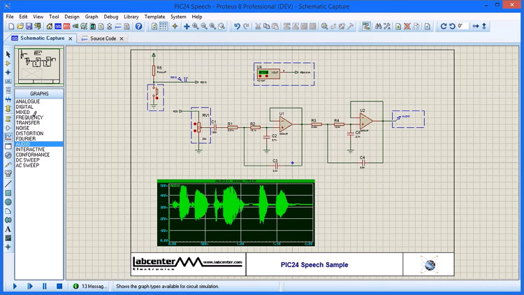 electronics circuit simulator