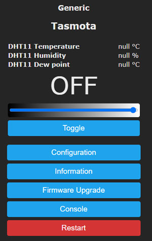 Tasmota Monitoring