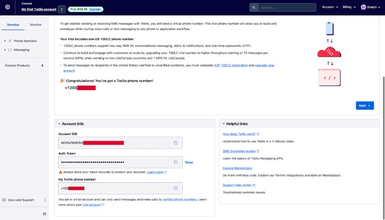 Twilio For Instant Anomaly Alert