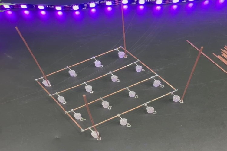 4x4x4 led cube soldering