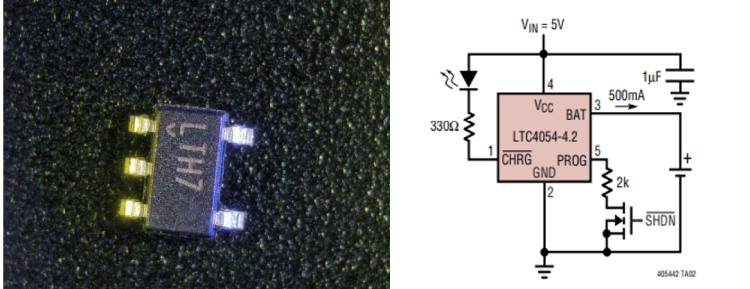 LTC4054 Li-ion Battery Charging