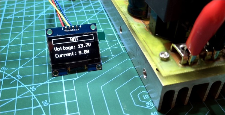 voltage and current values from solar mppt charger pcb