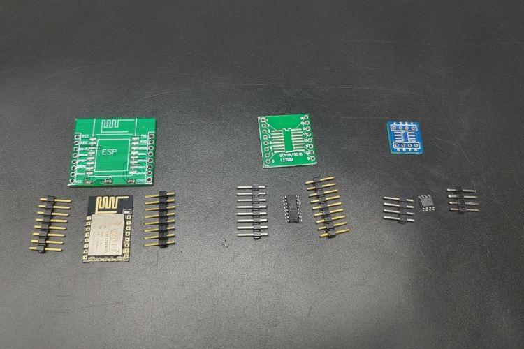 Circuit of Solar Smart Plant on Dot PCB