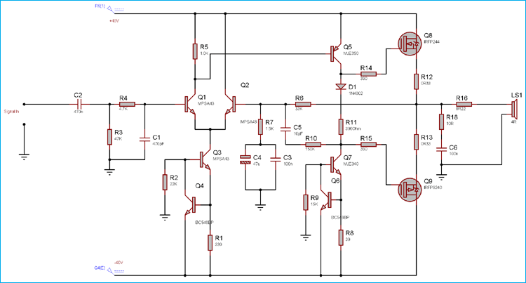 mosfet power amplifier